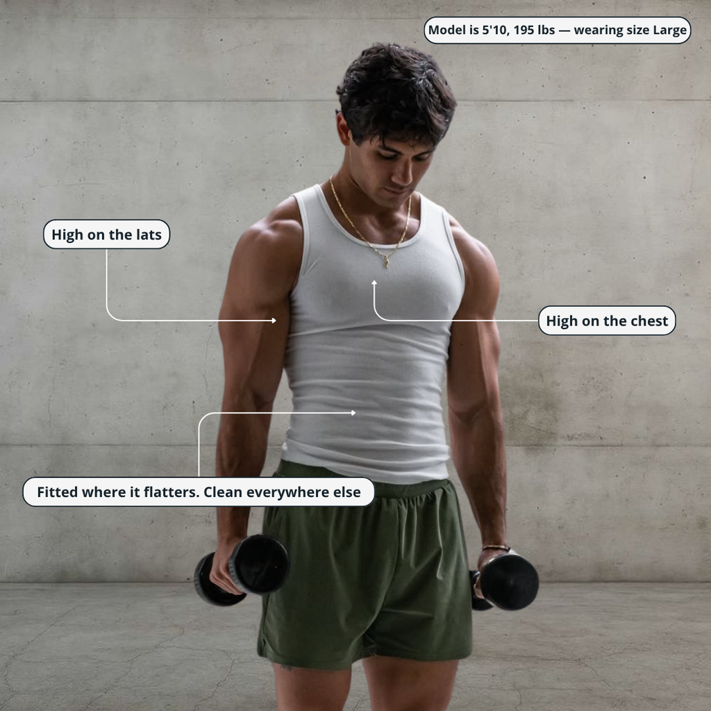Ultra-Soft Cotton Fitted Tank