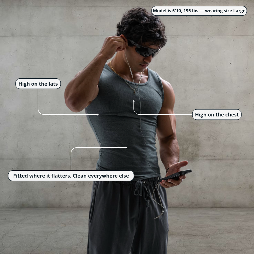 Ultra-Soft Cotton Fitted Tank