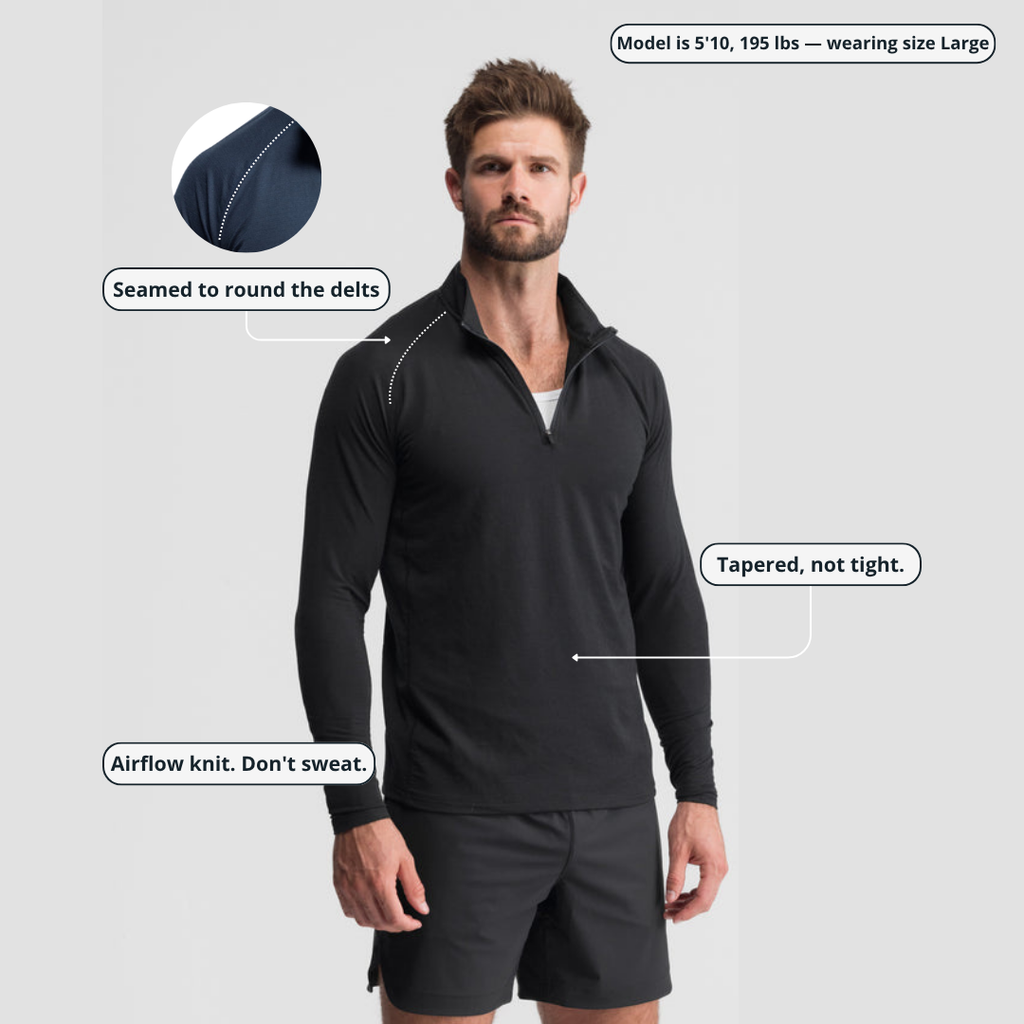 Performance Fitted Quarter Zip