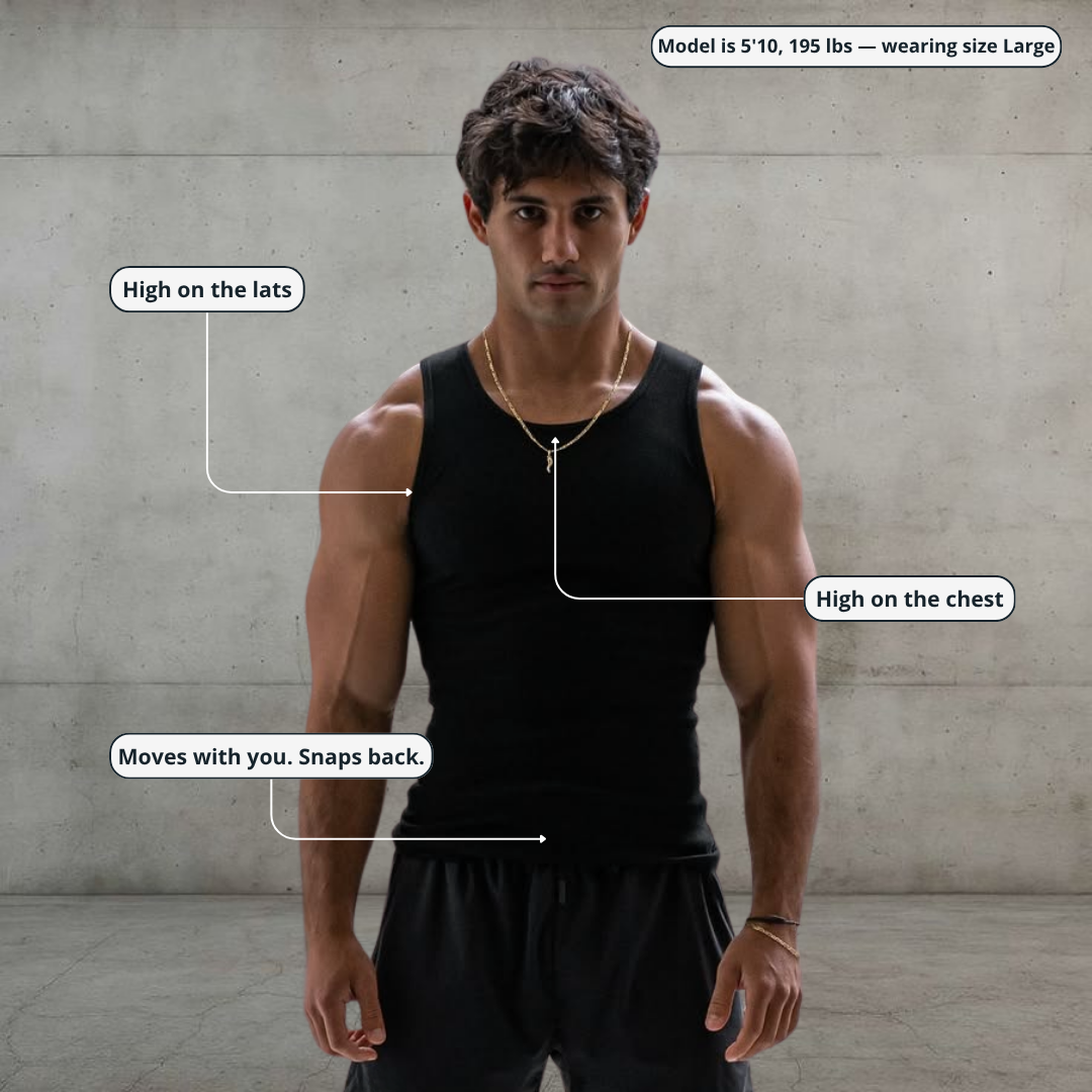 Ultra-Soft Cotton Fitted Tank
