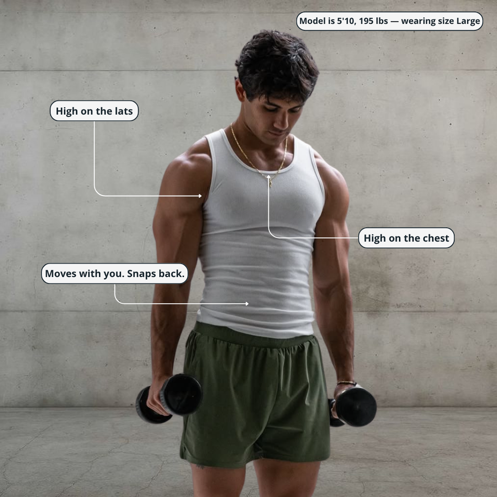 Ultra-Soft Cotton Fitted Tank