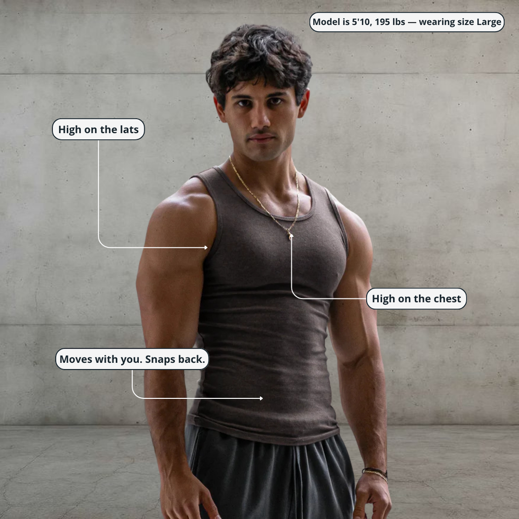 Ultra-Soft Cotton Fitted Tank