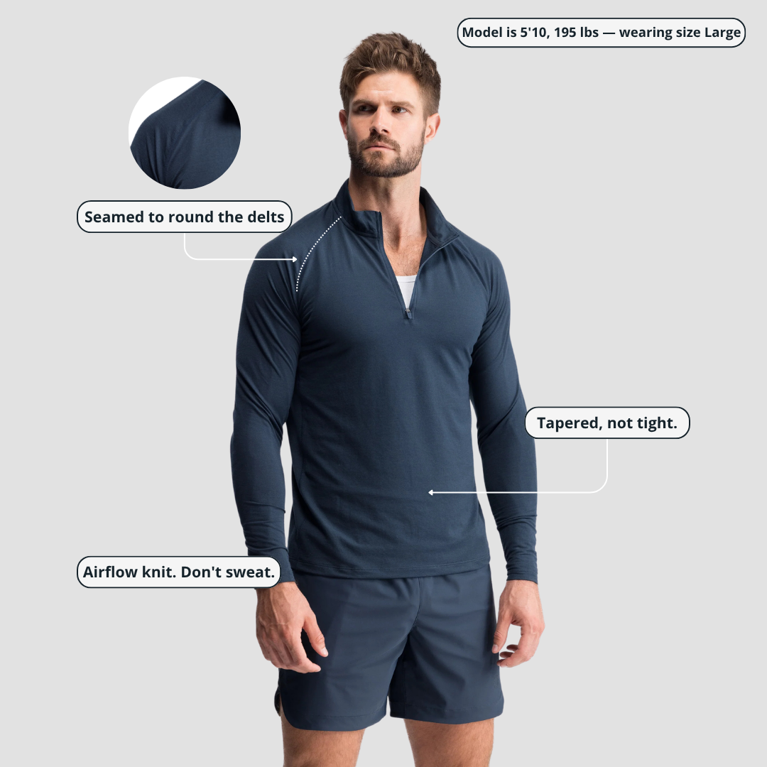 Performance Fitted Quarter Zip