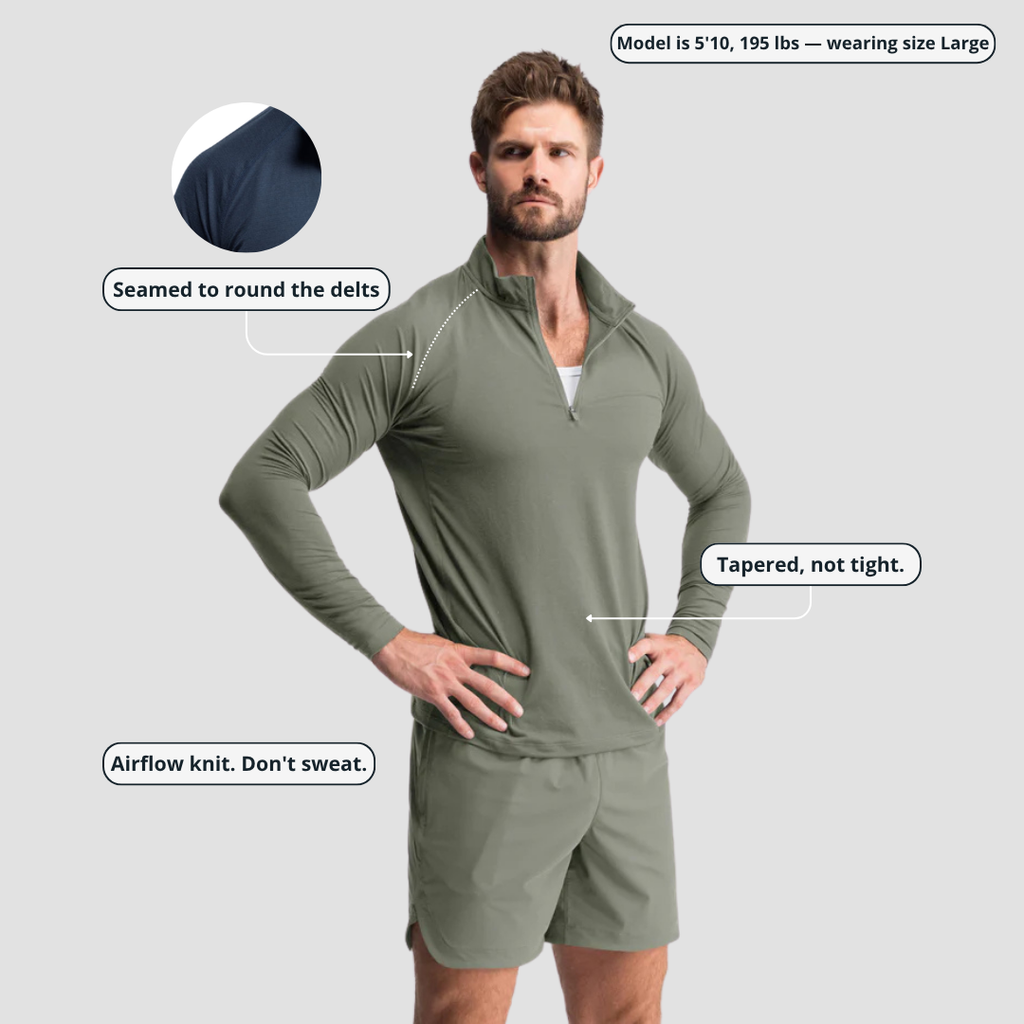 Performance Fitted Quarter Zip