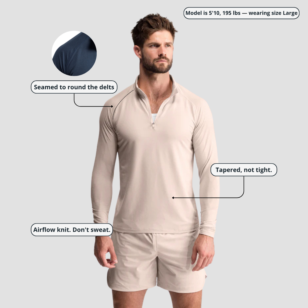 Performance Fitted Quarter Zip