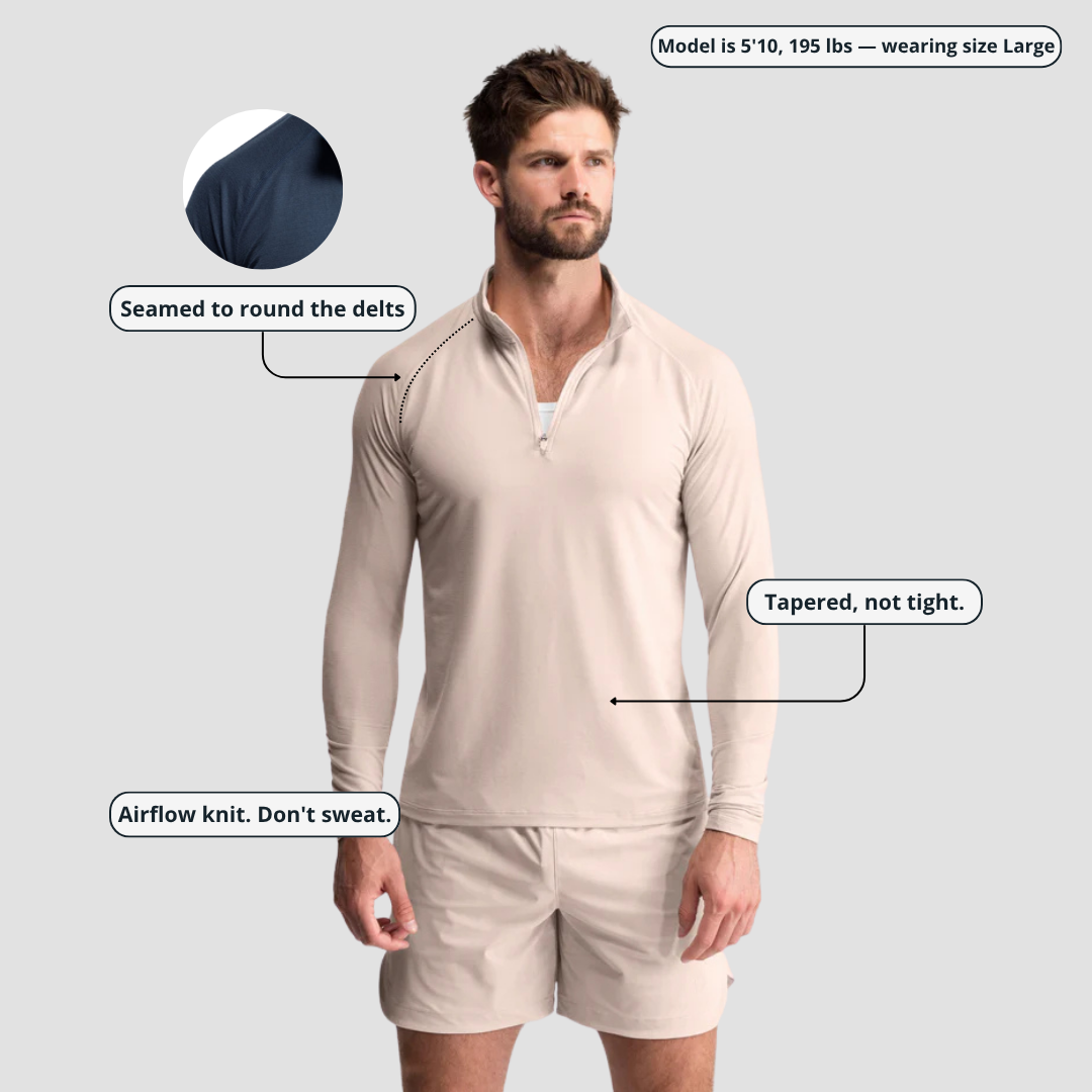 Performance Fitted Quarter Zip