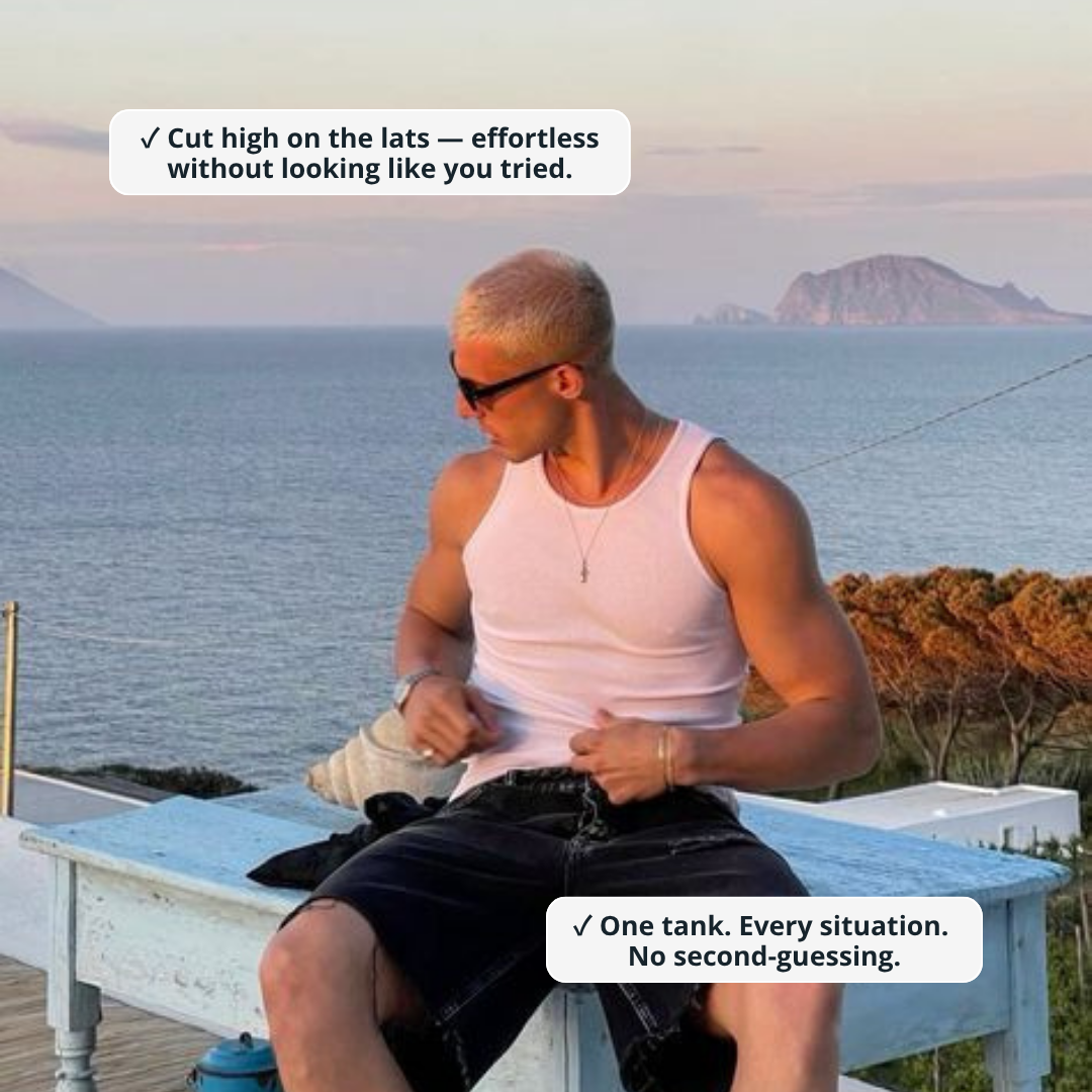 Ultra-Soft Cotton Fitted Tank