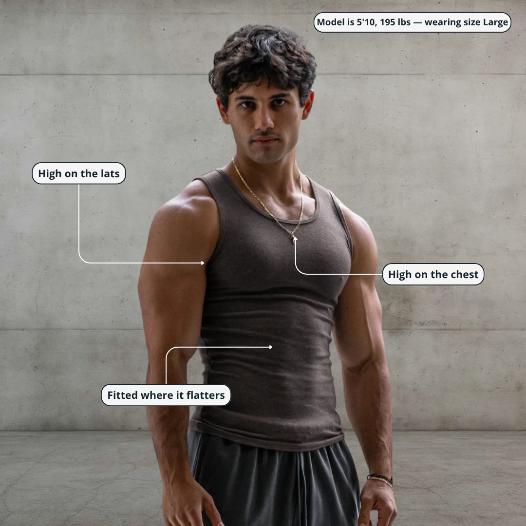 Ultra-Soft Cotton Fitted Tank